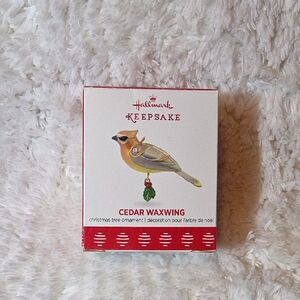 Hallmark Keepsake Cedar Waxwing Mini Ornament
